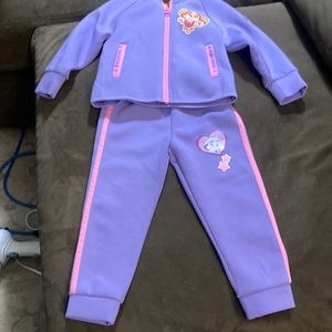 Nickelodeon Paw Patrol purple and pink hoodie and sweat pant set